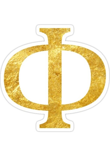 Phi Sticker Araba Oto Arma Duvar Sticker Ev Dekoratif Çıkartma 15 cm