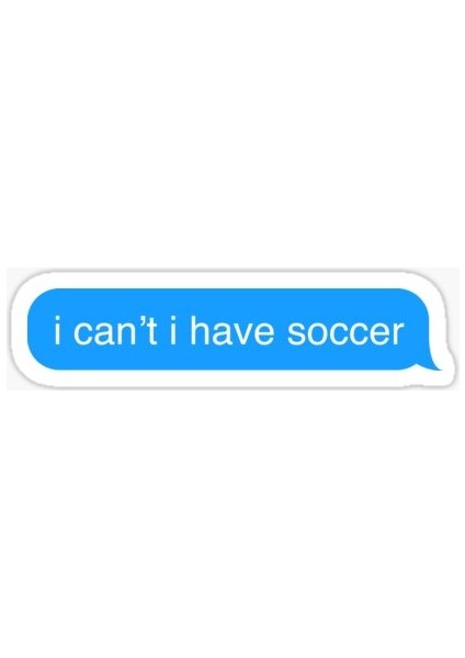 Futbol Text Sticker Sticker Çıkartma Oto Araba Camı Duvar Oda Laptop 15 cm