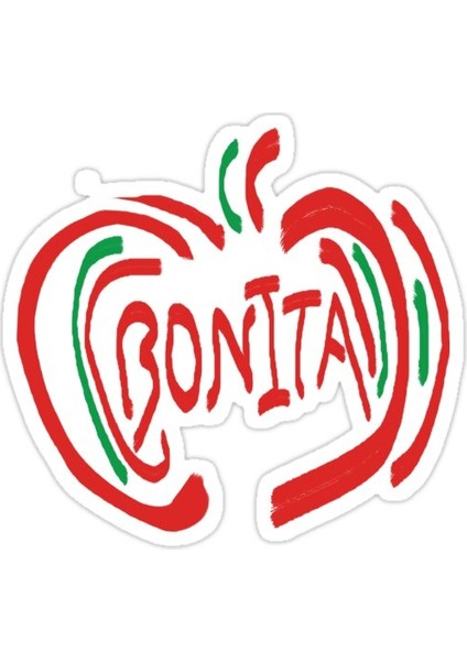 Bonita Elma Sticker Araba Oto Arma Duvar Sticker Ev Dekoratif Çıkartma 15 cm