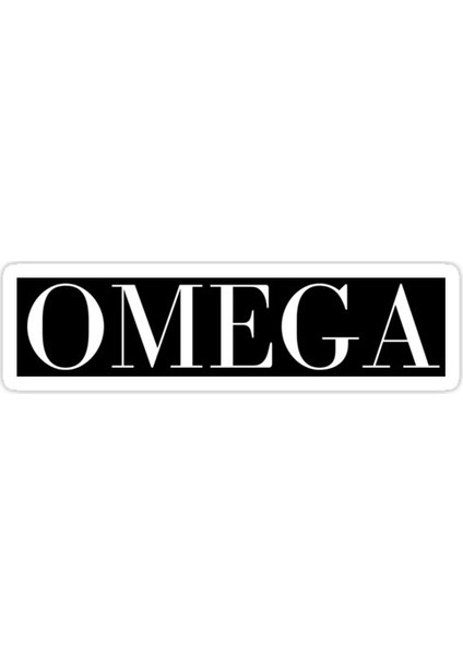 Omega Sticker Araba Oto Arma Duvar Sticker Ev Dekoratif Çıkartma 15 cm