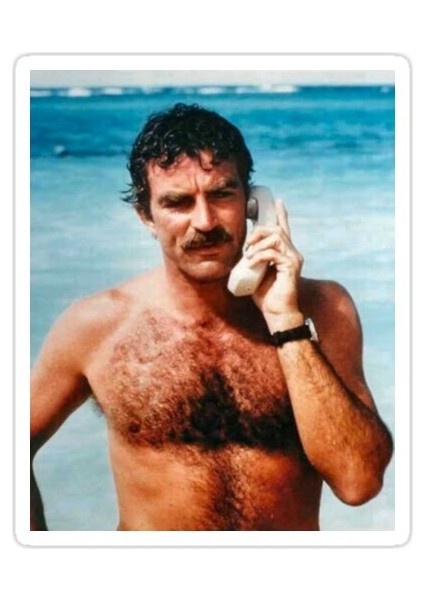 Magnum Pı Sticker Araba Oto Arma Duvar Sticker Ev Dekoratif Çıkartma 15 cm