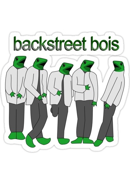 Backstreet Bois Sticker Araba Oto Arma Duvar Sticker Ev Dekoratif Çıkartma 15 cm
