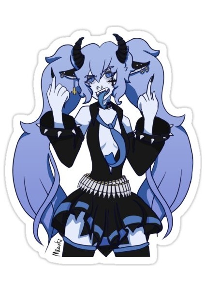 Mıkusabbath (Trans) Sticker Araba Oto Arma Duvar Sticker Ev Dekoratif Çıkartma 15 cm