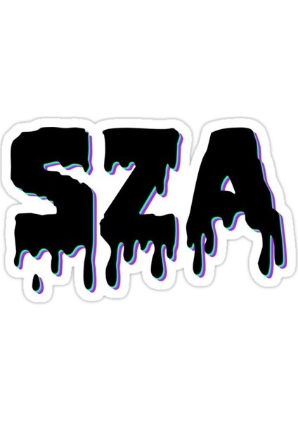 Sza Sticker Araba Oto Arma Duvar Sticker Ev Dekoratif Çıkartma 15 cm