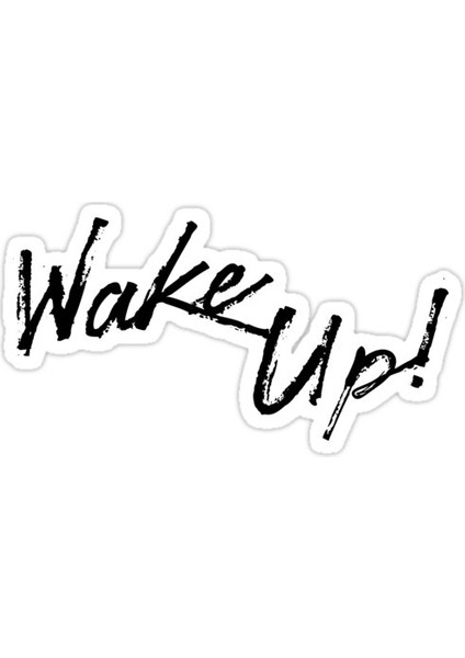 Uyandırma Sticker Araba Oto Arma Duvar Sticker Ev Dekoratif Çıkartma 15 cm