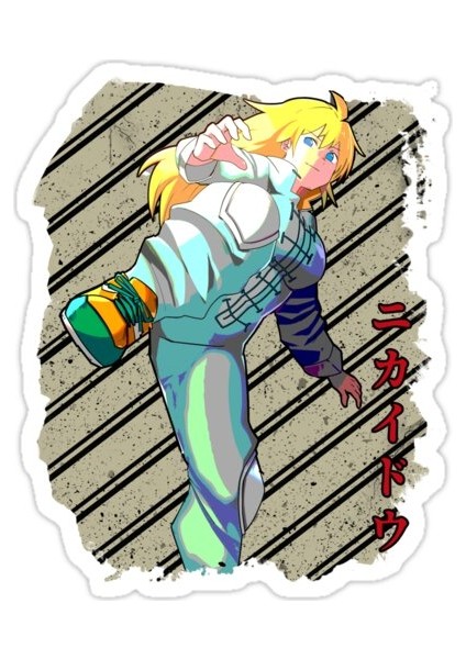 Nikaido Sticker Araba Oto Arma Duvar Sticker Ev Dekoratif Çıkartma 15 cm