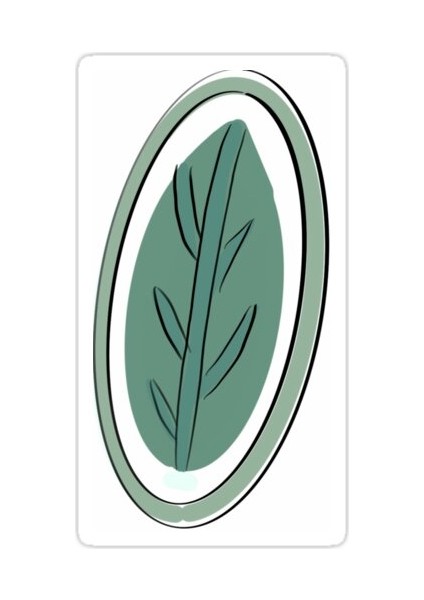 Yaprak Sticker Araba Oto Arma Duvar Sticker Ev Dekoratif Çıkartma 15 cm