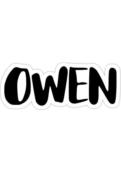 Owen Sticker Araba Oto Arma Duvar Sticker Ev Dekoratif Çıkartma 15 cm