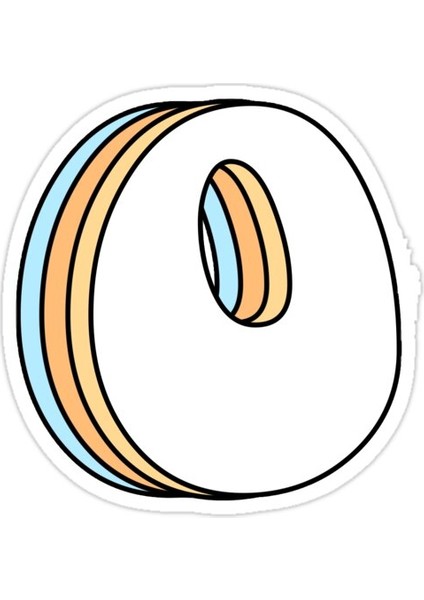 Mektup O Sticker Araba Oto Arma Duvar Sticker Ev Dekoratif Çıkartma 15 cm