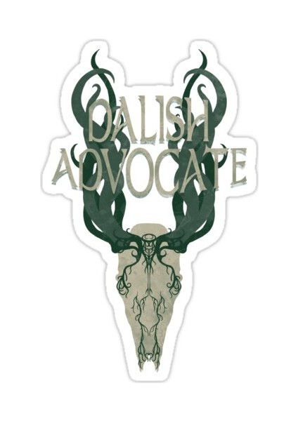 Dalish Avukatı Sticker Araba Oto Arma Duvar Sticker Ev Dekoratif Çıkartma 15 cm