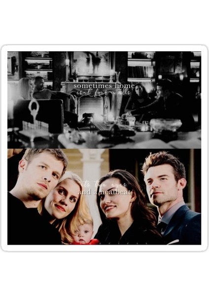 Mikealson Ailesi Sticker Araba Oto Arma Duvar Sticker Ev Dekoratif Çıkartma 15 cm