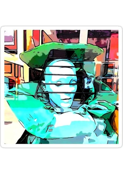 Manken Sticker Araba Oto Arma Duvar Sticker Ev Dekoratif Çıkartma 15 cm