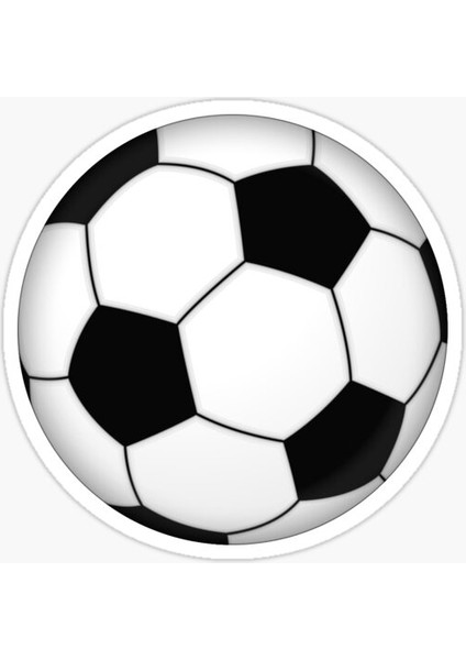 Futboltop Sticker Çıkartma Oto Araba Camı Duvar Oda Laptop 15 cm