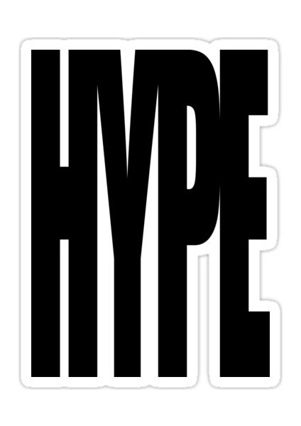 2 [hype] Sticker Araba Oto Arma Duvar Sticker Ev Dekoratif Çıkartma 15 cm