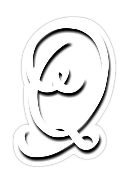 Q Sticker Araba Oto Arma Duvar Sticker Ev Dekoratif Çıkartma 15 cm