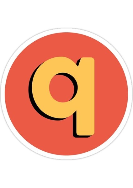 Q Harfi Sticker Araba Oto Arma Duvar Sticker Ev Dekoratif Çıkartma 15 cm