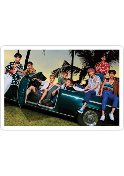 Exo Kokobop Sticker Araba Oto Arma Duvar Sticker Ev Dekoratif Çıkartma 15 cm