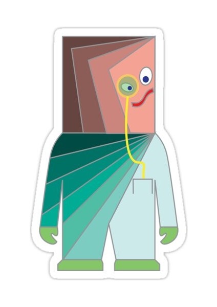 Profesör Q Sticker Araba Oto Arma Duvar Sticker Ev Dekoratif Çıkartma 15 cm