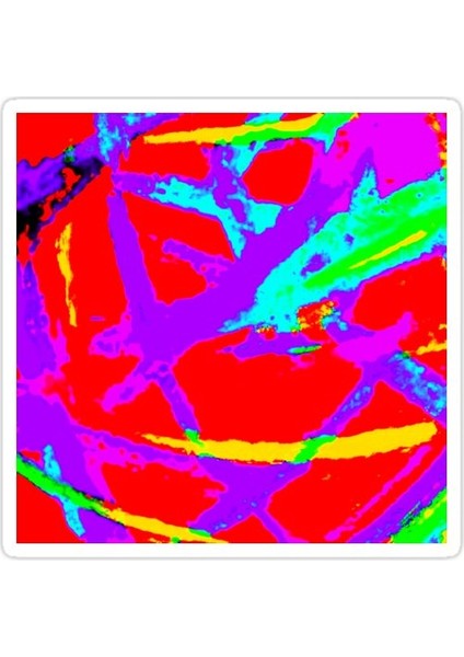 Sanat Splash! Sticker Araba Oto Arma Duvar Sticker Ev Dekoratif Çıkartma 15 cm