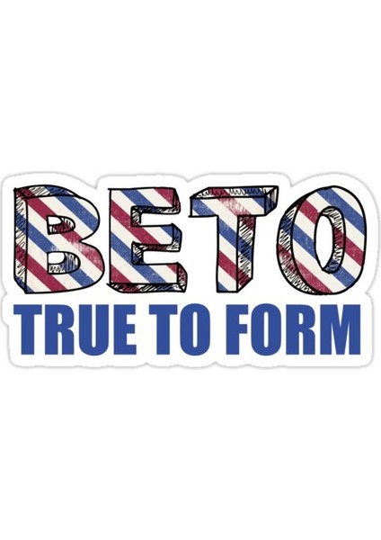 Beto O'rourke Gerçek Biçimlendiriyor Sticker Araba Oto Arma Duvar Sticker Ev Dekoratif Çıkartma