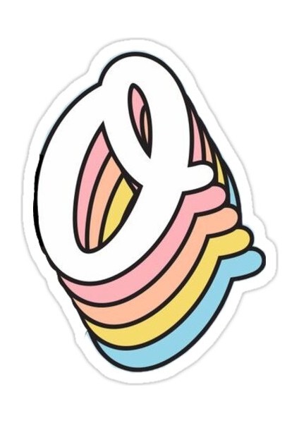 O Retro Sticker Araba Oto Arma Duvar Sticker Ev Dekoratif Çıkartma 15 cm