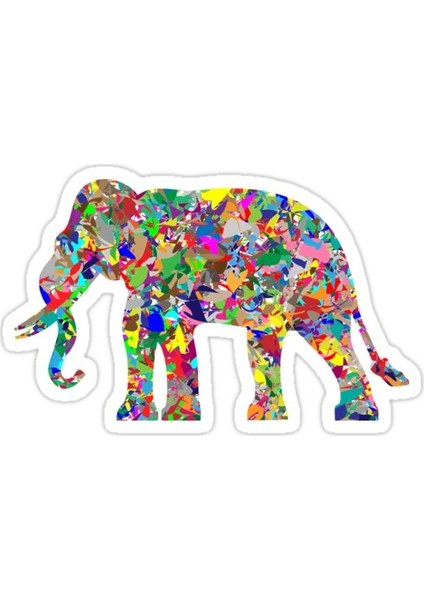 Phsychedelic Fil Sticker Araba Oto Arma Duvar Sticker Ev Dekoratif Çıkartma 15 cm