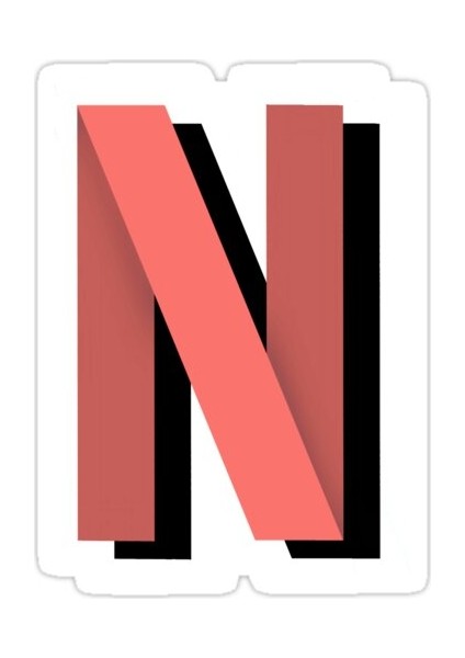 Netflix Sticker Araba Oto Arma Duvar Sticker Ev Dekoratif Çıkartma 15 cm