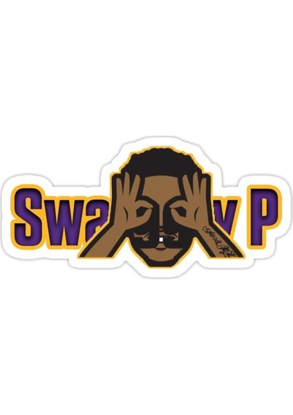 Swaggy P Sticker Araba Oto Arma Duvar Sticker Ev Dekoratif Çıkartma 15 cm