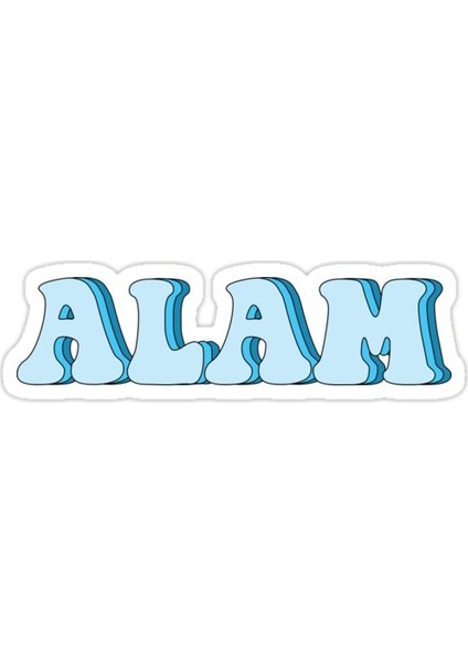 Alam Sticker Araba Oto Arma Duvar Sticker Ev Dekoratif Çıkartma 15 cm