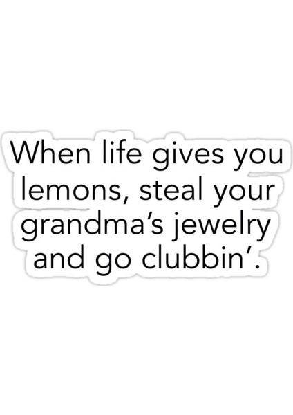 Hayatımın Sloganı Sticker Araba Oto Arma Duvar Sticker Ev Dekoratif Çıkartma 15 cm