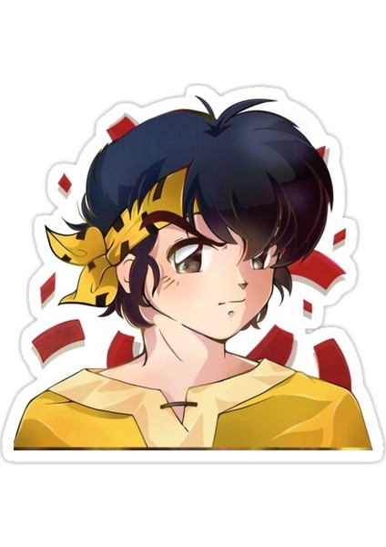 Ryoga Hibiki Sticker Araba Oto Arma Duvar Sticker Ev Dekoratif Çıkartma 15 cm