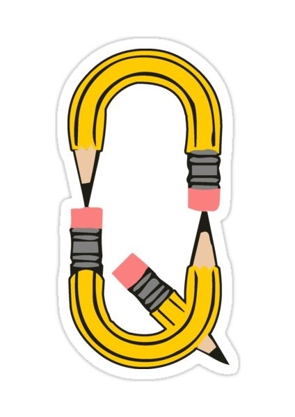 Kalem Q Sticker Araba Oto Arma Duvar Sticker Ev Dekoratif Çıkartma 15 cm