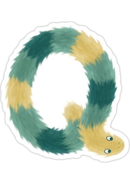 Q Harfi Sticker Araba Oto Arma Duvar Sticker Ev Dekoratif Çıkartma 15 cm