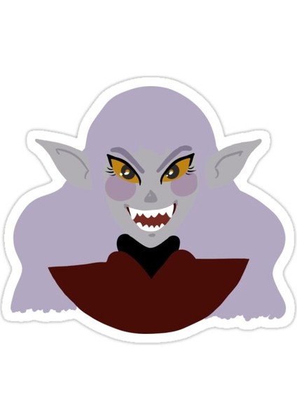 Vampir Q Sticker Araba Oto Arma Duvar Sticker Ev Dekoratif Çıkartma 15 cm