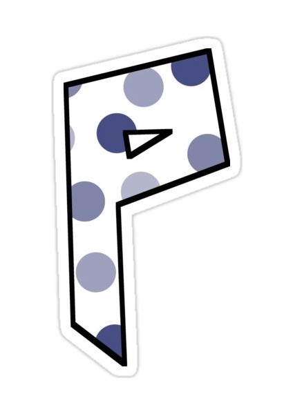 P Sticker Araba Oto Arma Duvar Sticker Ev Dekoratif Çıkartma 15 cm