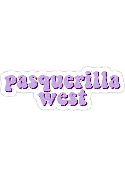 Pasquerilla Batı Sticker Araba Oto Arma Duvar Sticker Ev Dekoratif Çıkartma 15 cm