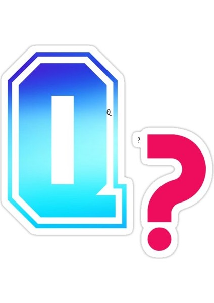 Q Tshirt Sticker Araba Oto Arma Duvar Sticker Ev Dekoratif Çıkartma 15 cm