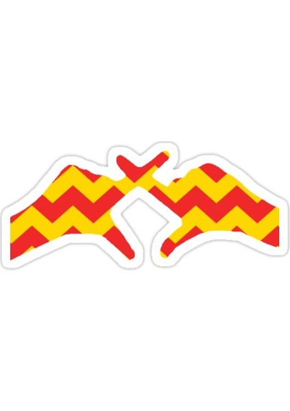 Chevron Glitter Bildiklerinizi Atın Sticker Araba Oto Arma Duvar Sticker Ev Dekoratif Çıkartma