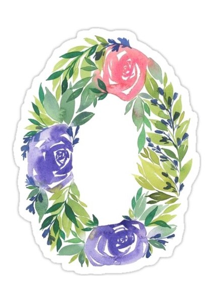 O Sticker Araba Oto Arma Duvar Sticker Ev Dekoratif Çıkartma 15 cm