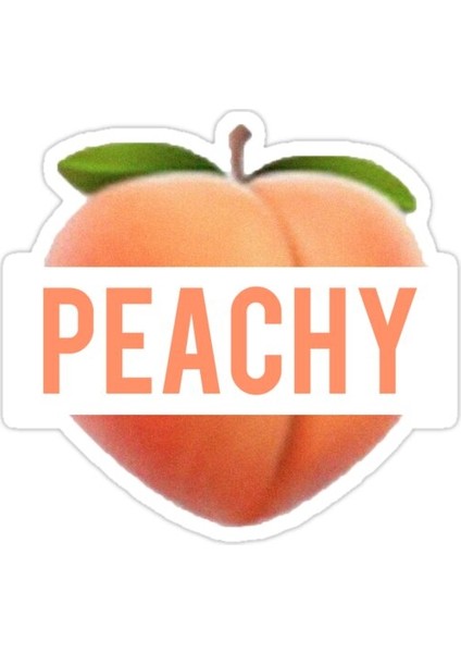 Şeftali Sticker Araba Oto Arma Duvar Sticker Ev Dekoratif Çıkartma 15 cm