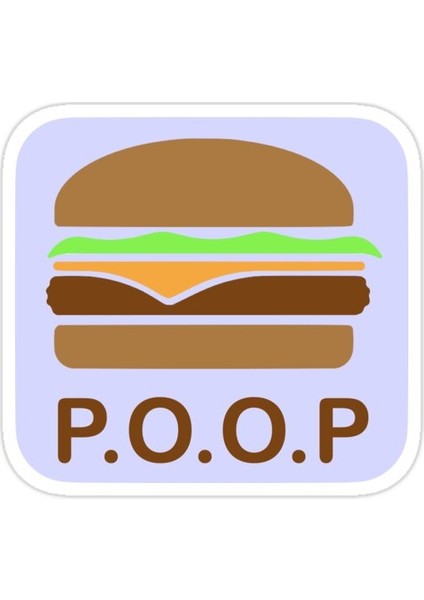 Poop Sticker Araba Oto Arma Duvar Sticker Ev Dekoratif Çıkartma 15 cm