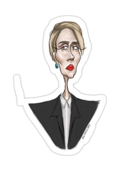 Sarah P. Sticker Araba Oto Arma Duvar Sticker Ev Dekoratif Çıkartma 15 cm