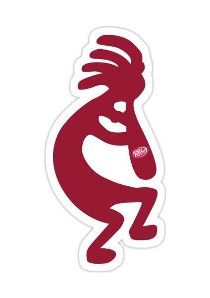 Kokopelli Pop Sticker Araba Oto Arma Duvar Sticker Ev Dekoratif Çıkartma 15 cm