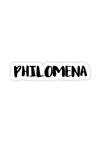 Philomena Sticker Araba Oto Arma Duvar Sticker Ev Dekoratif Çıkartma 15 cm