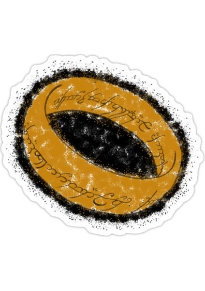 Yüzük Sticker Araba Oto Arma Duvar Sticker Ev Dekoratif Çıkartma 15 cm