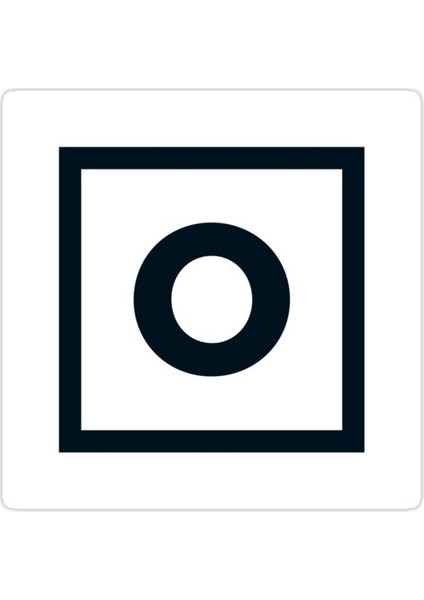 Alfabe 'o' Sticker Araba Oto Arma Duvar Sticker Ev Dekoratif Çıkartma 15 cm