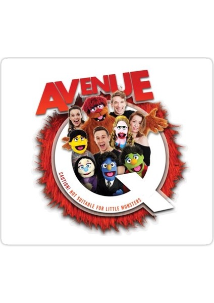Avenue Q Sticker Araba Oto Arma Duvar Sticker Ev Dekoratif Çıkartma 15 cm
