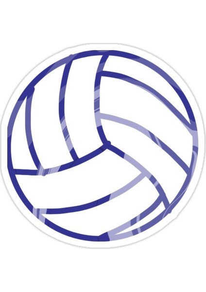 Voleybol Sticker Araba Oto Arma Duvar Sticker Ev Dekoratif Çıkartma 15 cm
