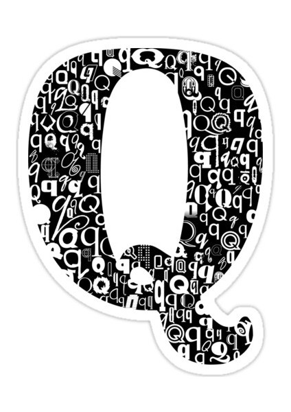 Küçük Q Sticker Araba Oto Arma Duvar Sticker Ev Dekoratif Çıkartma 15 cm