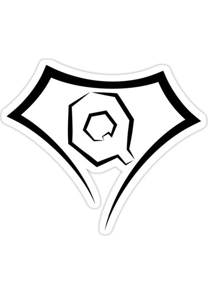 Q Harfi Sticker Araba Oto Arma Duvar Sticker Ev Dekoratif Çıkartma 15 cm
